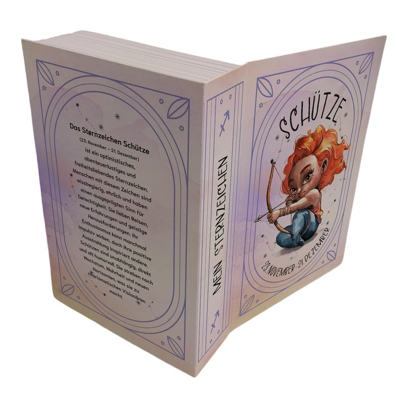 Mein Sternzeichen Booksafe L - Schütze Astrologie-Geschenk, Buchversteck für Schützen,