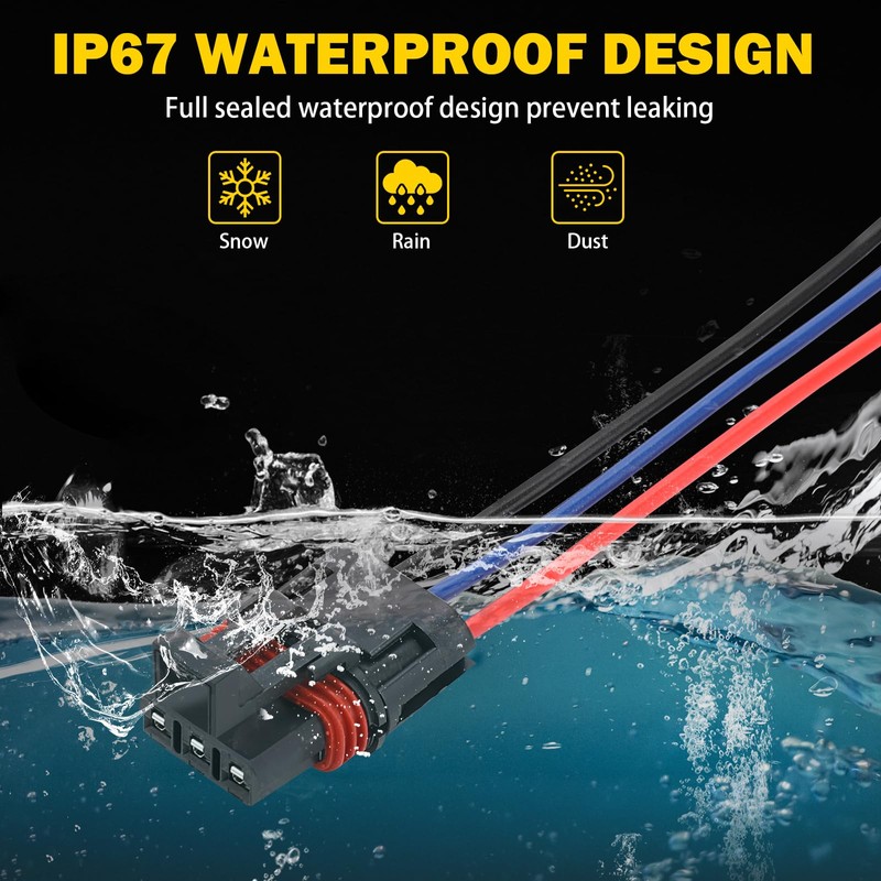12Awg Pulse Power Plug Pigtail Connector Compatible with 2018 2019