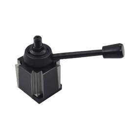 AXA 250-111 Wedge Type Tool Post Set for Lathe 12in with 2 Extra T Tool Holder