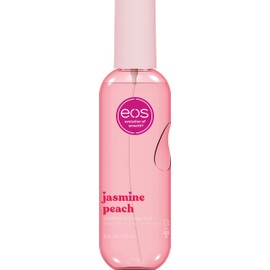 eos Cashmere Body Mist, Jasmine Peach, Body Spray for Women, Hair Mist, Floral Perfume, Moisturizing, Hyaluronic Acid, Glycerin, Vegan, Cruelty-free, 6 fl oz