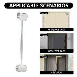 23 Mm 25 Mm Doppelend -Türscharnier -Einstellwerkzeug, aus Geschweißtem Legierungsstahl Gefertigt, für Feuertüren, Reinraumtüren, Sicherheitstüren mit Scharnierscharnieren