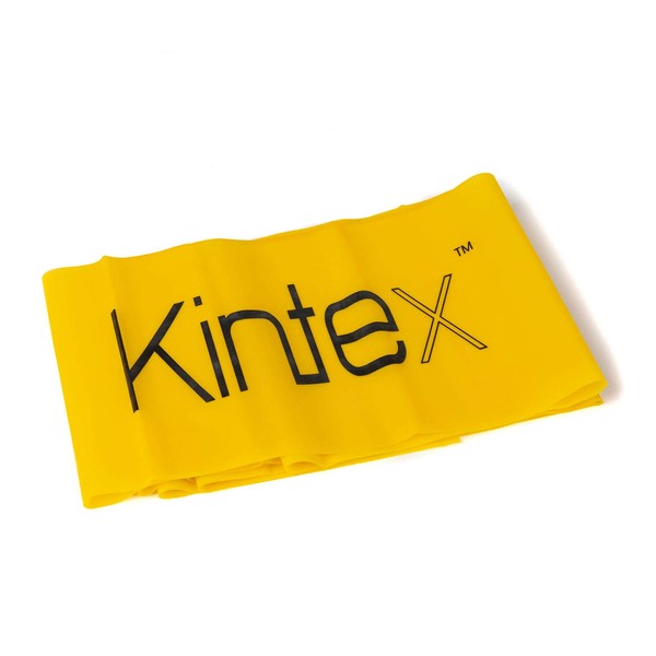 Kintex Fitness Band Yellow (Thin), Exercise Band Resistance Band