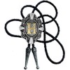 KECOL Mens Initial Letter Bolo Tie Western Cowboy Aalphabet A