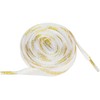 [Allegra K] Shoelaces, Flat, Metallic, Flat Laces, Shiny, gold, 130