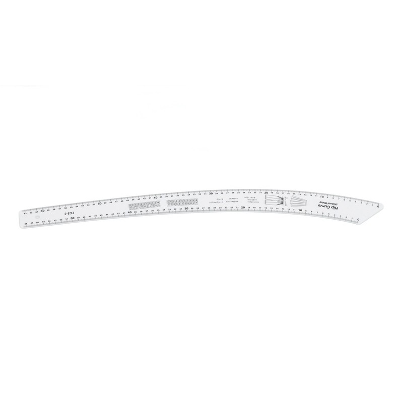 7Pcs Sewing Ruler Tailor Set Clear High Accuracy Scale Fashion