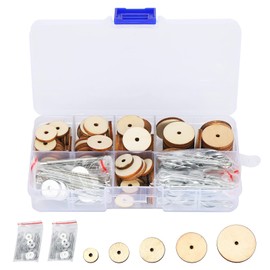 50 Set Doll Joints Wooden Animal Joints,Doll Joints Connector,Doll Joints Doll Accessories for Teddy Bear Doll Making Joints,Wood Doll Joints Supplies for DIY Crafts Doll DIY Making Supplies