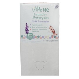 Little Me Soft Lavender Laundry Detergent 5 Liter Bag-in-a-Box with Dispenser Faucet - Hypoallergenic, Paraben-Free and Biodegradable - Safe for Baby’s Sensitive Skin, and Eco-Friendly