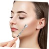 IWOWHERO Stainless Steel Blackhead Scraper Tool Dual-end Pimple Extractor for