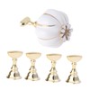 Mikinona Nail Practice Base Ceramic Pumpkin Nail Art Tool with