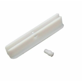 Chrome4urAuto Door Window Glass Run Channel Track Repair Guide Clip for 12-18 Fiat 500 500c