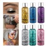 Mafab 2 Pzs Body Glitter Maquillaje Cabello Cuerpo Brillos Colores