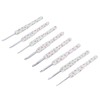 8pcs Crochet Hooks Ergonomic Design Comfortable Handle Easy Identification Compact