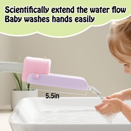 Faucet Extender for Toddlers - Tap Extension Children with Cute Animal Shapes - Fits Most Taps, Promotes Hand Washing & Brushing Teeth Independently