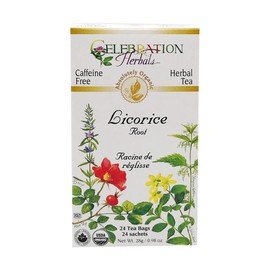 CELEBRATION HERBALS Organic Licorice Root Tea, 24 CT