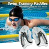SantTop Contour Swim Paddles Hand, Swim Training Hand Paddles with