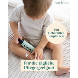 BAYBIES Baby Care Lotion 75 ml | Certified Natural Cosmetics | Mild Care Cream for Dry Baby and Children's Skin | Fragrance-Free & Vegan