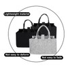 ASelected Pack of 3 Felt Shopping Basket Small 30 x
