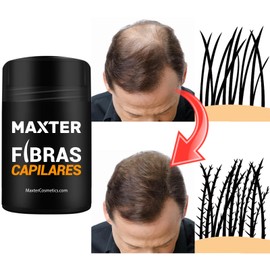 Maxter Hair Fibres for Men & Women Pocket Size - Natural Hair Powder for Building, Thickening and Hair Loss Coverage in 30 Seconds (Black 3g Mini)