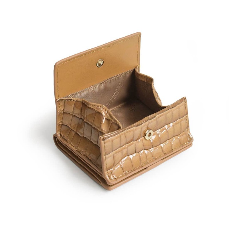 Balcos Women's Soft Stained Glass Leather Wallet, green