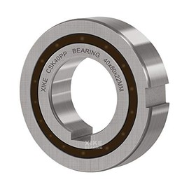 XiKe 1 Pack CSK40PP Bearings 40x80x22mm, One Way Bearing with Keyway Sprag or Clutch Freewheel Backstop.