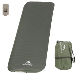 Self Inflating Sleeping Pad with Foam and Electric Pump，Innovative Y-Shaped Telescopic Structure，4.3" Thick Ultraportable Camping Mattress，Outdoor Compact Air Mat for Tent Car（4.2*79*28 inch）