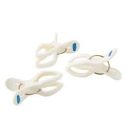 Freddy Leck Hole Pinch 6P White | Clothespins Lightweight Lightweight Laundry Washing