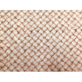 Originals by HITOMI Brown Lauhala Weave Hawaiian Print Fabric 100% Cotton Sold by The Yard