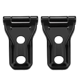 Hood Hinge Trims, Riloer 2pcs ABS Engine Hood Hinge Trims Covers for J-eep J-L JLU W-rangler & U-nlimited 2018-2021, Black/Yellow/Red/Blue/Green