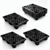 8PCS 23.6x15.7x3.9 in Plastic Pallets