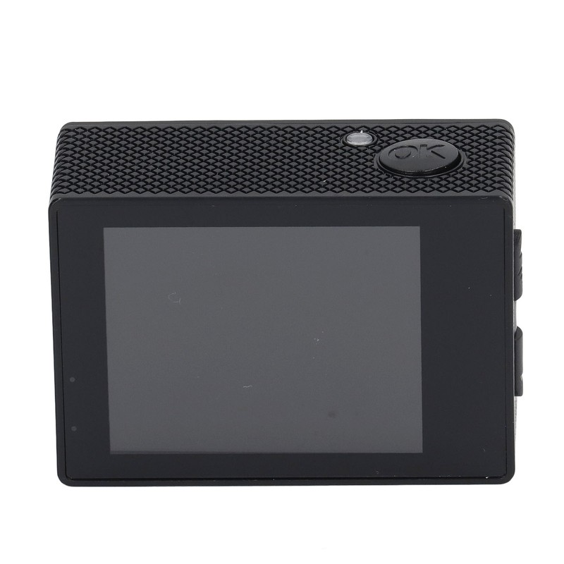 Outdoor Sports Camera 4K Wifi ABS Waterproof High Definition Black
