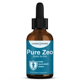 Creation Remedy Zeolite Formula – Liquid Supplement for Adults and Children | Natural Micronized Clinoptilolite (30 mL Dropper)