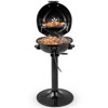 CHEFJOY 1600W Electric Grill Outdoor, 15-Serving Freestanding Camping Grill with