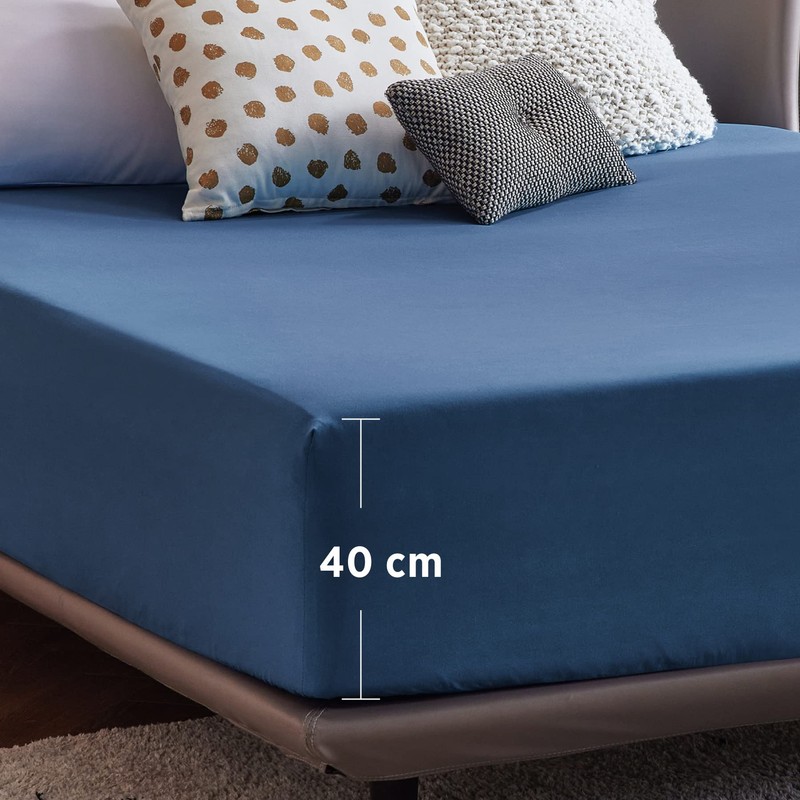 Bedsure King Size Fitted Sheets - Bed Sheets Extra Deep