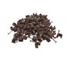 7-10mm Brown 100 Pack Nail Cable Clips