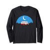 Vintage Camper Under the Stars Retro Camping Long Sleeve Tee