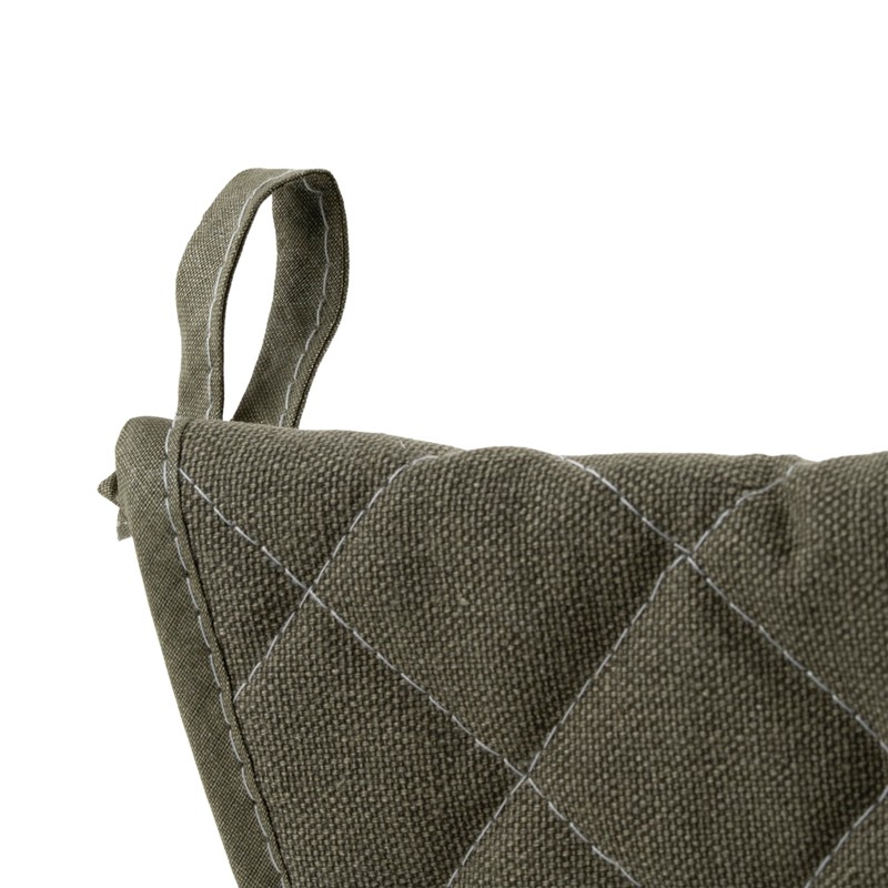 Winco Flame Resistant Oven Mitt, 13-Inch, Sage Green