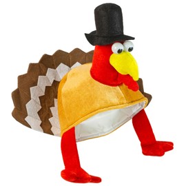 W WIDMANN MILANO Party Fashion - Thanksgiving Turkey Hat Animal Costume Funny Headwear