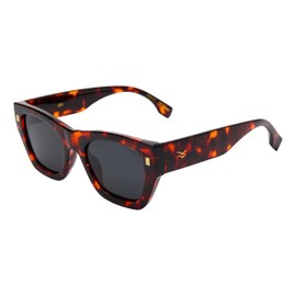 I-SEA Ivy Women's Polarized Sunglasses - Scratch Resistant Lenses (Tort/Smoke)