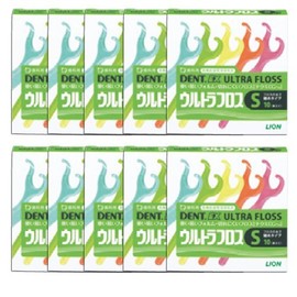 Lion DENT.EX Ultra Floss 10 Pieces x 10 Pieces Small for Narrow Interdental