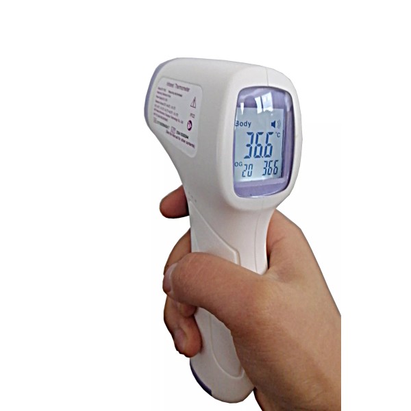 FixtureDisplays Notouch Forehead No Contact Infrared LCD Fever Temperature Detection