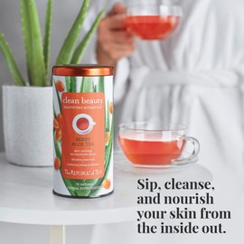 The Republic of Tea Beautifying Botanicals® Clean Beauty Berry Aloe Herbal Tea Bags (36 count)