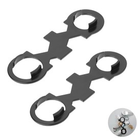 TorSor 2 Pack Faucet Wrench Basin Wrench 6 in 1 Sink Faucet Installer Tool Plumbing Wrench Faucet Installation Removal Tool for Kitchen Drain Sink Tub Toilet Bathroom Shower Hose Water Spigot
