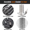 5/16"-18 x 3/8" (20 PCS) Button Head Socket Cap Screws,