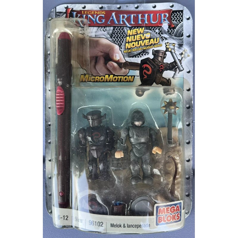 MEGA BLOKS KING ARTHUR MICRO MOTION ACTION FIGURES SET 96102