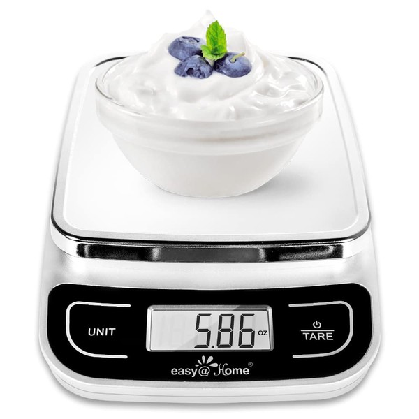 Easy@Home Digital Kitchen Scale Food Scale with High Precision to