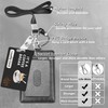 PU Leather ID Badge Holder, Life-Mate ID Badge Holder with
