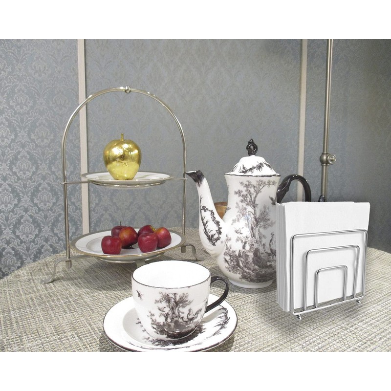 Napkin Holder Freestanding Metal Tabletop Tissue Dispenser for Tables, Dining,