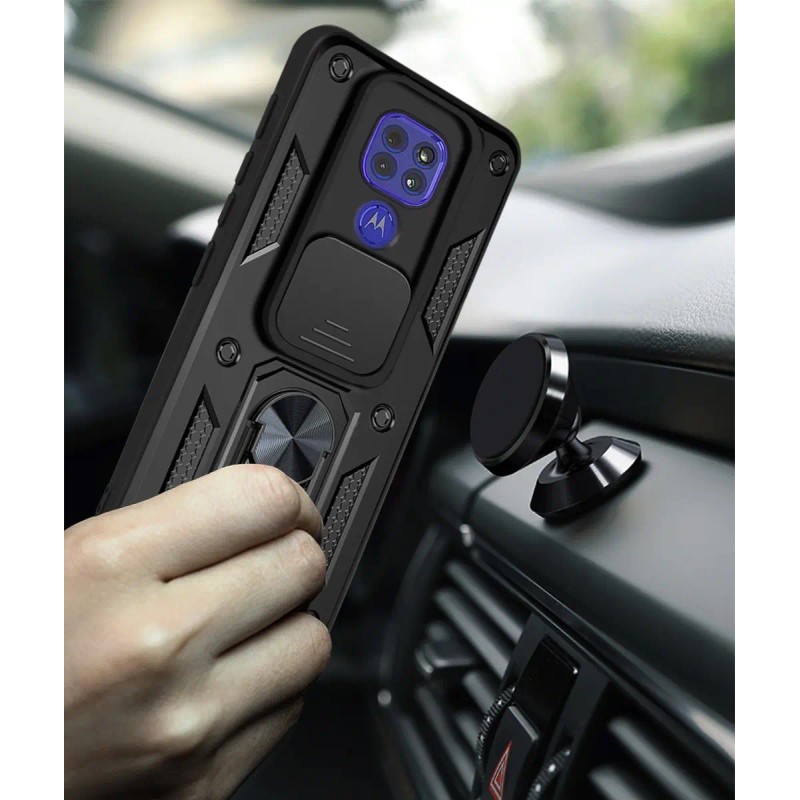 Funda Para Moto Tapa Deslizante Case + Cristal Templado