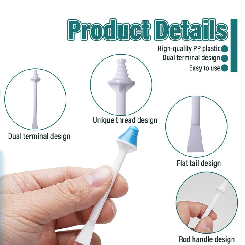 KEQAR Pack of 30 Dual Use Nose Wax Sticks, Nose