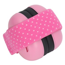 Orejas para bebés, muffs de orejas para bebés cancelando el diseño suave y acolchado auriculares de protección de orejas para bebés con diadema elástica (Rosa)